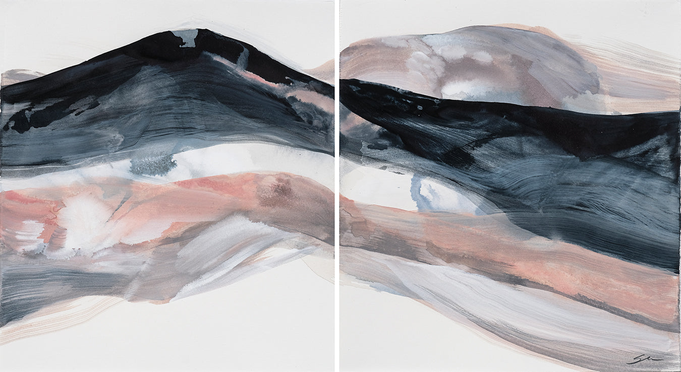 Forward Came The Wind / 11" x 20"