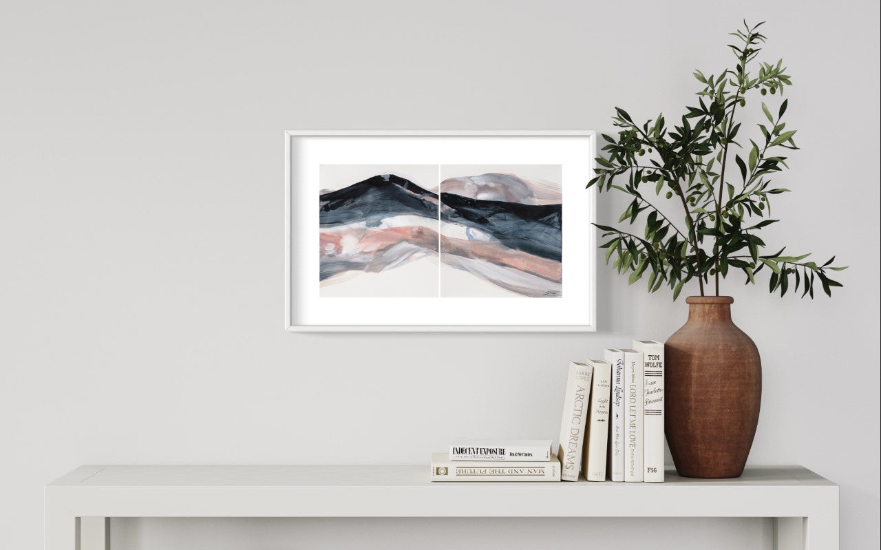 Forward Came The Wind / 11" x 20"