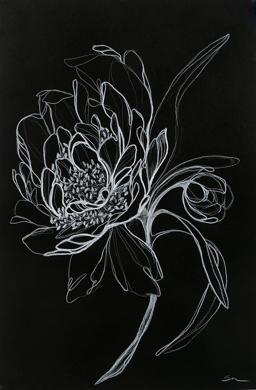 Found In The Darkness / 18" x 12"