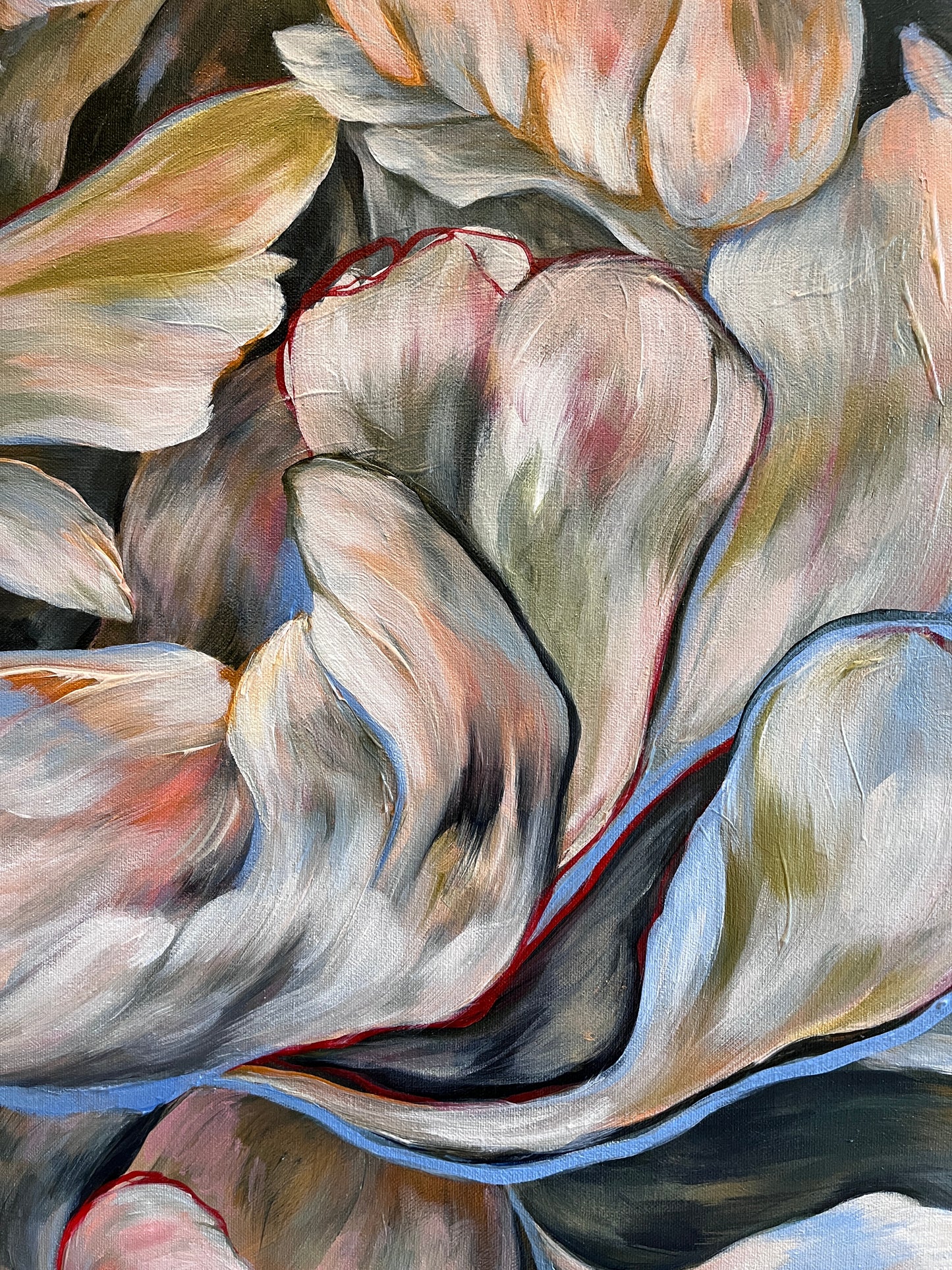 Edit, Change, Shift, Grow / 36" x 36"