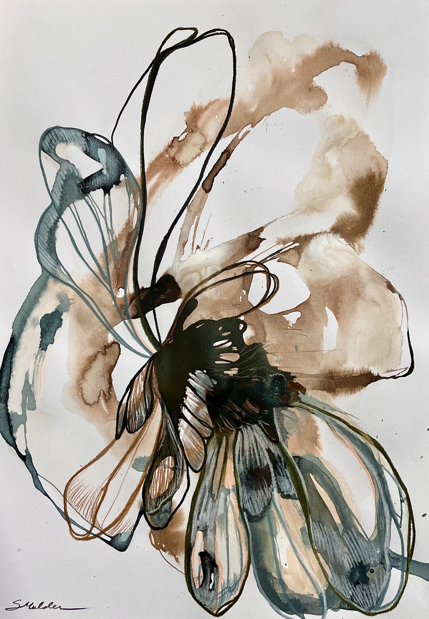 Slowly Through The Wind /16.5" x 11.5"