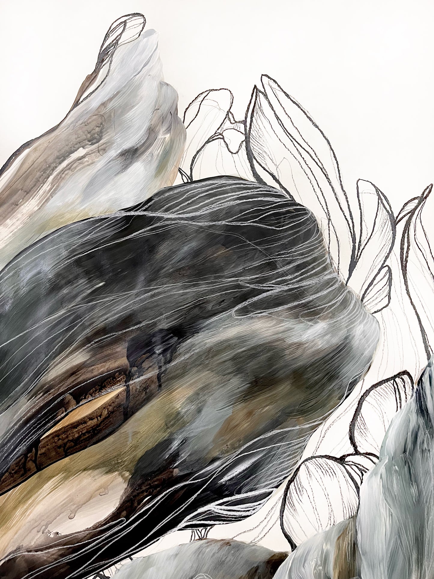 I Hear Symphonies / 94" x 32"