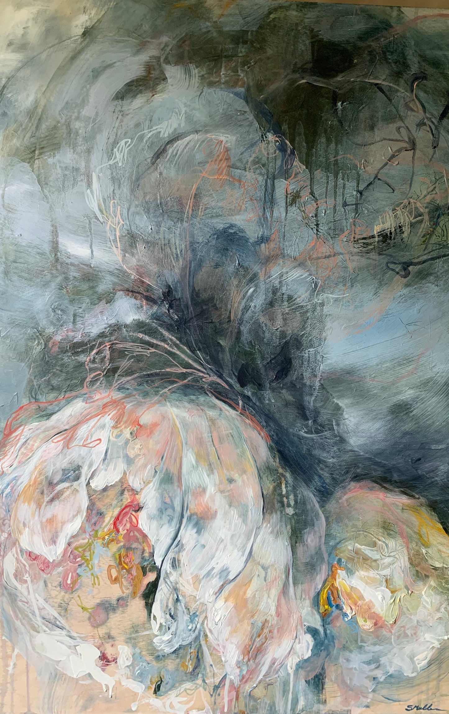 It Felt Like Sunshine Through Those Tears / 36" x 24"