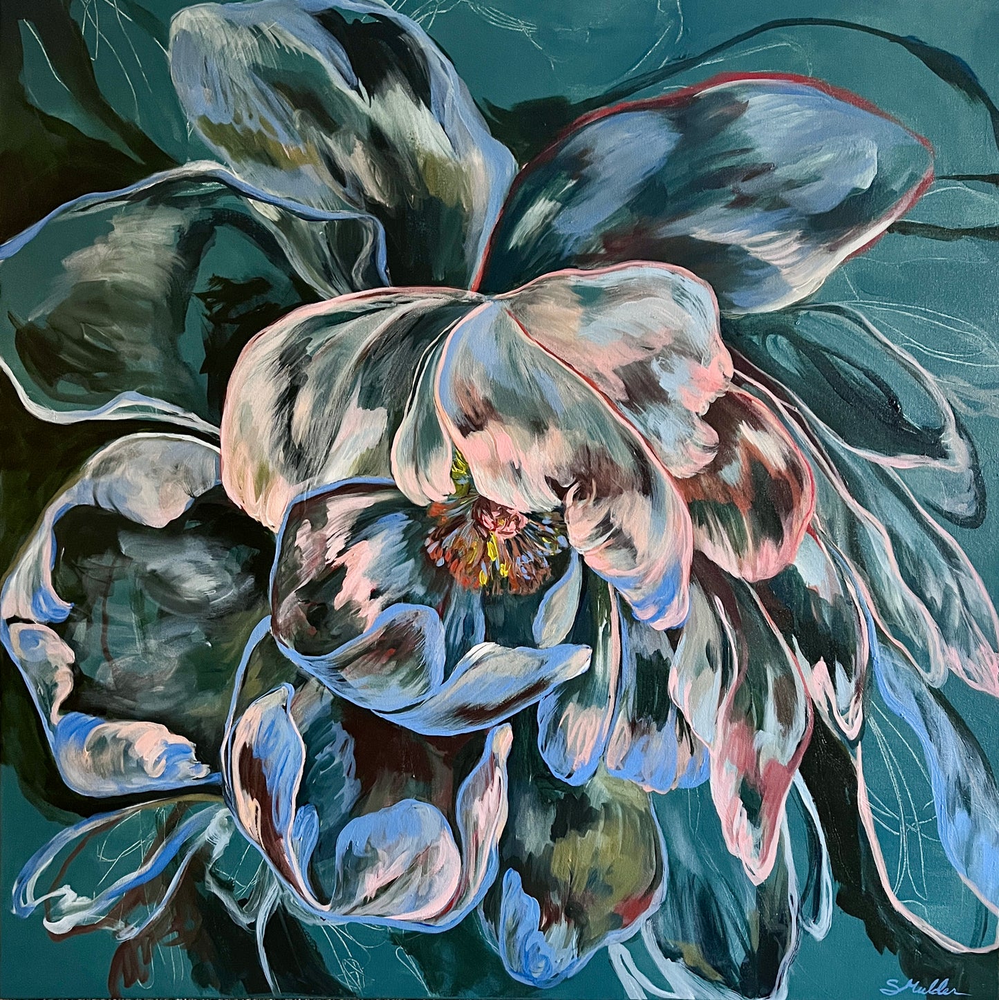 Coversations In Passing / 36" x 36"